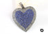 Pave Diamond Sapphire Heart Pendant, (DP-0032)